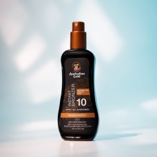 Australian Gold SPF 10 Spray Gel Sunscreen With Instant Bronzer - Сонцезахисний спрей-гель з миттєвим бронзатором. 237 мл 